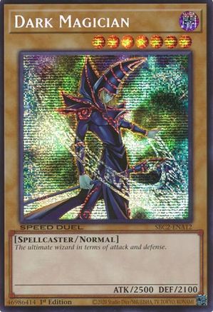 Dark Magician (Prismatic Secret Rare) (SBC2-ENA12) - Speed Duel: Battle City Finals 1st Edition