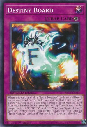 Destiny Board (Common) (SBC2-ENE13) - Speed Duel: Battle City Finals 1st Edition