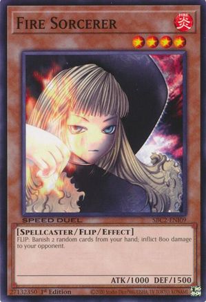 Fire Sorcerer (Common) (SBC2-ENI09) - Speed Duel: Battle City Finals 1st Edition