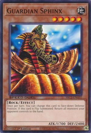 Guardian Sphinx (Common) (SBC2-ENG02) - Speed Duel: Battle City Finals 1st Edition