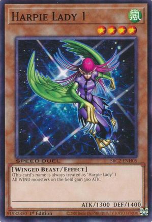 Harpie Lady 1 (Common) (SBC2-ENH05) - Speed Duel: Battle City Finals 1st Edition