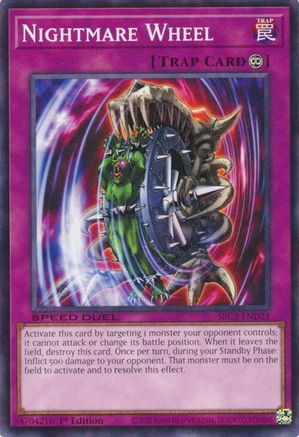 Nightmare Wheel (Common) (SBC2-END21) - Speed Duel: Battle City Finals 1st Edition