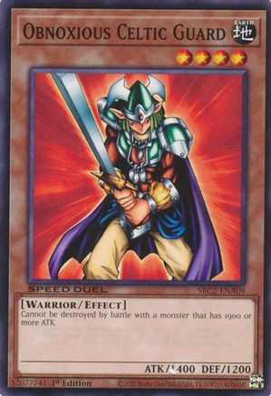 Obnoxious Celtic Guard (Common) (SBC2-ENA09) - Speed Duel: Battle City Finals 1st Edition