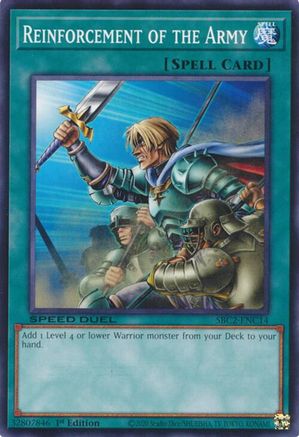 Reinforcement of the Army (Common) (SBC2-ENC14) - Speed Duel: Battle City Finals 1st Edition