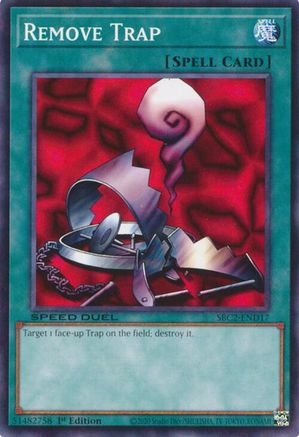 Remove Trap (Common) (SBC2-END17) - Speed Duel: Battle City Finals 1st Edition