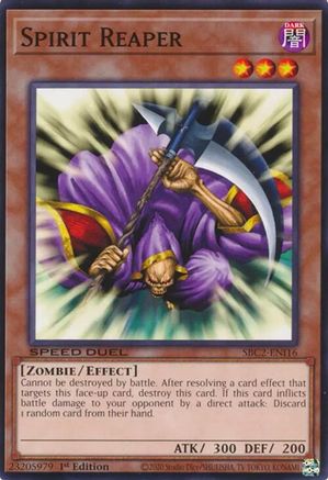Spirit Reaper (Prismatic Secret Rare) (SBC2-ENI16) - Speed Duel: Battle City Finals 1st Edition