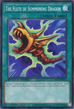 The Flute of Summoning Dragon (Common) (SBC2-ENB13) - Speed Duel: Battle City Finals 1st Edition