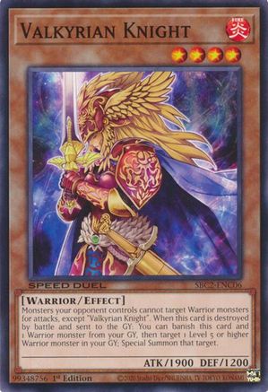 Valkyrian Knight (Common) (SBC2-ENC06) - Speed Duel: Battle City Finals 1st Edition