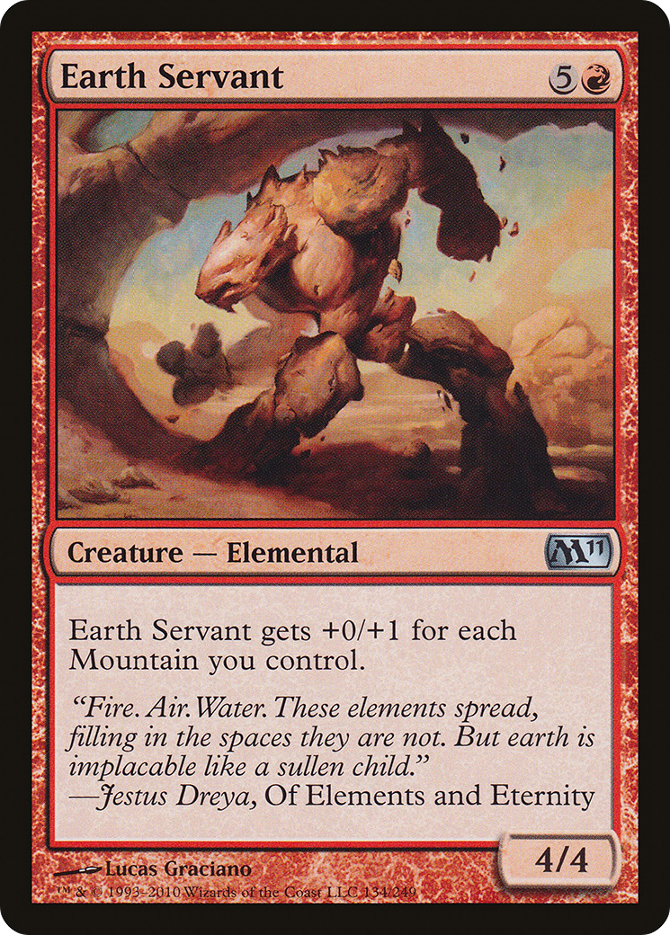 Earth Servant (M11-134) [Magic 2011] Foil
