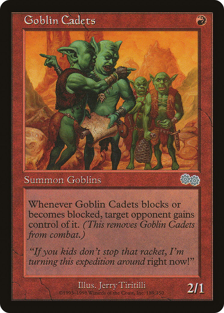 Goblin Cadets (USG-189) [Urza's Saga]