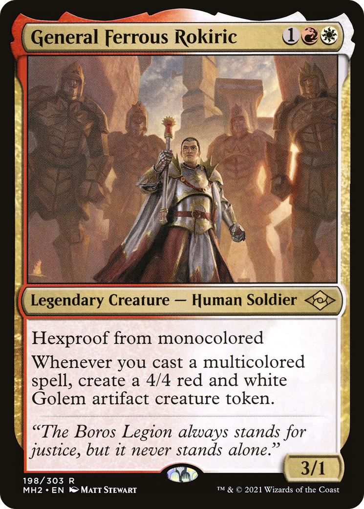 General Ferrous Rokiric (MH2-198) [Modern Horizons 2] Foil