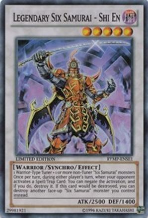 Legendary Six Samurai - Shi En (Super Rare) (RYMP-ENSE1) - Ra Yellow Mega Pack Limited