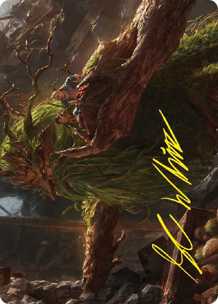 Treebeard, Gracious Host // Treebeard, Gracious Host (ALTR-067) (Borderless) [Tales of Middle-earth Art Series] Foil