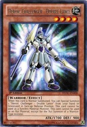 Heroic Challenger - Double Lance (Rare) (REDU-EN008) - Return of the Duelist 1st Edition