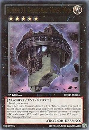 Number 33: Chronomaly Machu Mech (Ultra Rare) (REDU-EN043) - Return of the Duelist 1st Edition