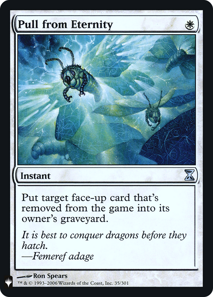 Pull from Eternity (LIST-035) [The List] Foil