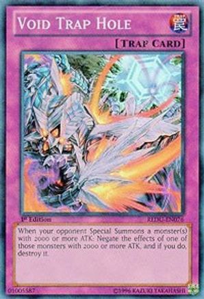 Void Trap Hole (Super Rare) (REDU-EN076) - Return of the Duelist Unlimited