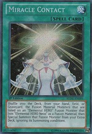 Miracle Contact (Secret Rare) (REDU-EN093) - Return of the Duelist 1st Edition
