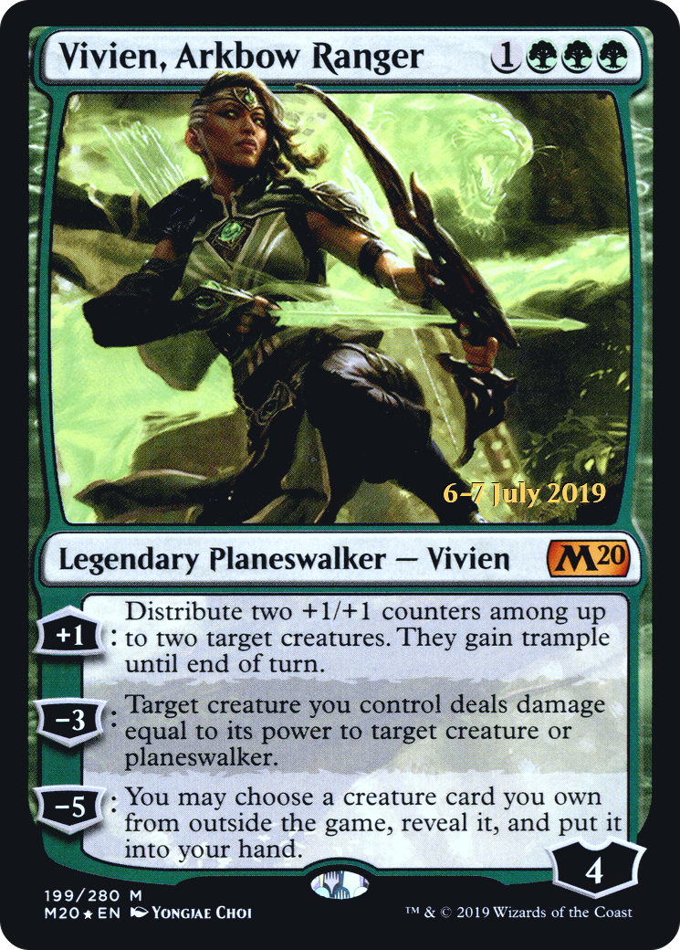 Vivien, Arkbow Ranger (PRE-199) [Core Set 2020 Promos] Foil