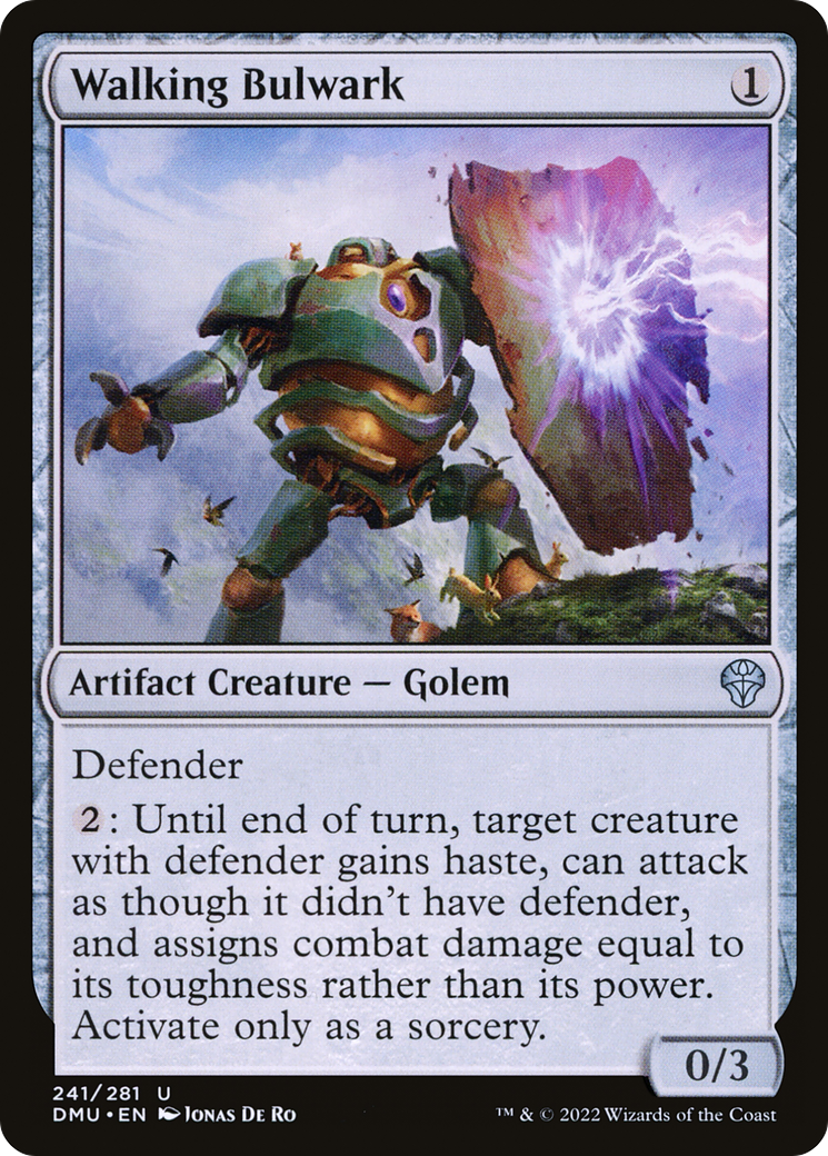 Walking Bulwark (DMU-241) [Dominaria United] Foil