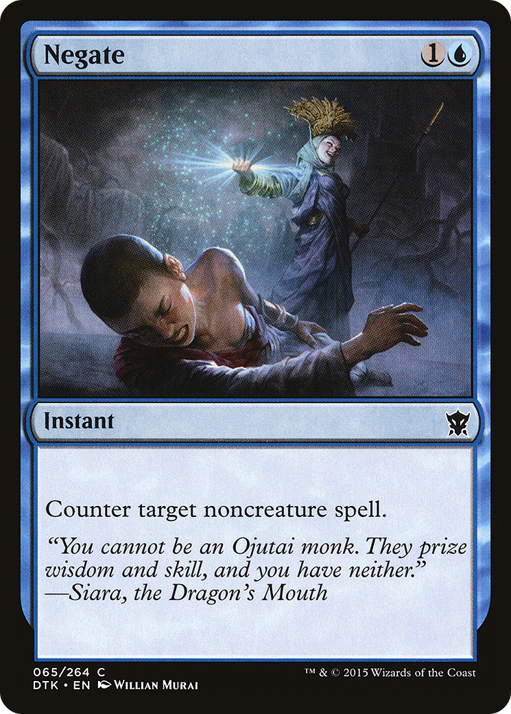 Negate (DTK-065) [Dragons of Tarkir] Foil