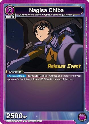 Nagisa Chiba (UEPR/CGH-1-021) - UE04BT CODE GEASS Lelouch of the Rebellion Release Event Cards