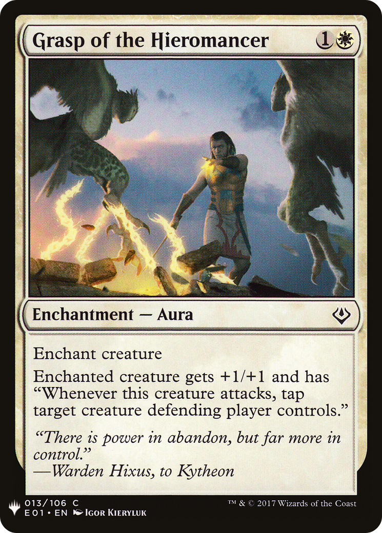 Grasp of the Hieromancer (LIST-013) [The List]