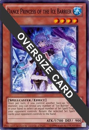 Dance Princess of the Ice Barrier (Oversized) (Promo) (STBL-EN033) - Miscellaneous Promotional Cards 1st Edition