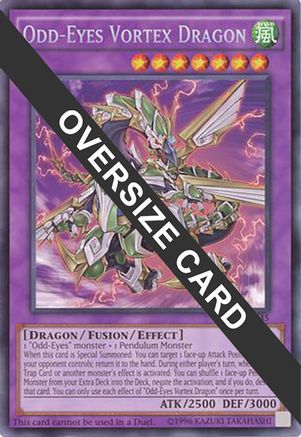 Odd-Eyes Vortex Dragon (Oversized) (Promo) (DOCS-EN045) - Miscellaneous Promotional Cards 1st Edition