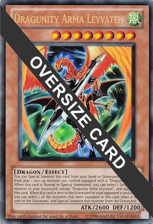 Dragunity Arma Leyvaten (Oversized) (Promo) (SDDL-EN001) - Miscellaneous Promotional Cards 1st Edition