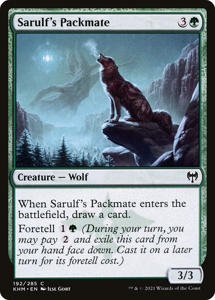 Sarulf's Packmate (KHM-192) [Kaldheim]
