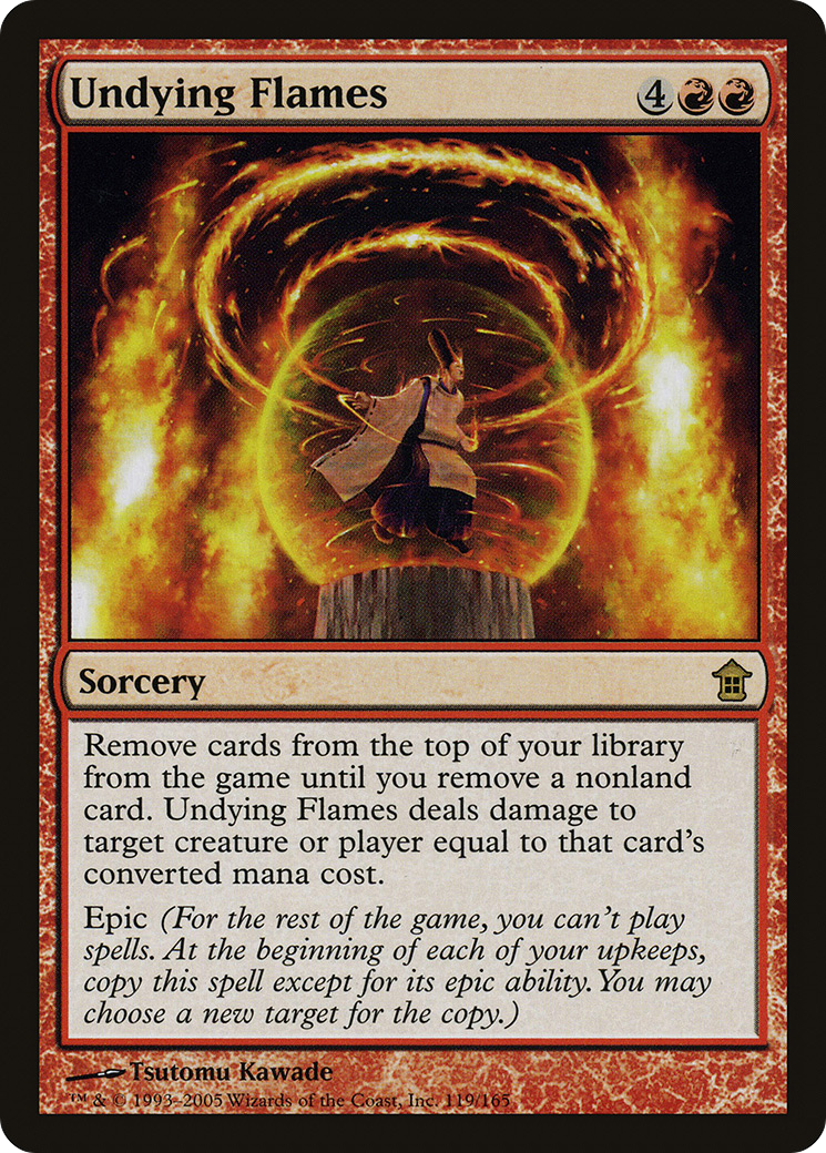 Undying Flames (SOK-119) [Saviors of Kamigawa] Foil