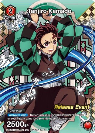Tanjiro Kamado (Release Event Participation) (UEPR/KMY-1-072) - UE05BT Demon Slayer Kimetsu no Yaiba Release Event Cards