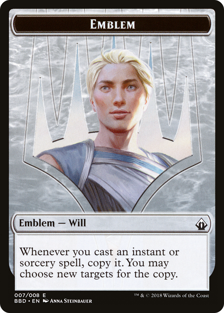 Emblem - Will Kenrith (BBD-007) [Battlebond Tokens]