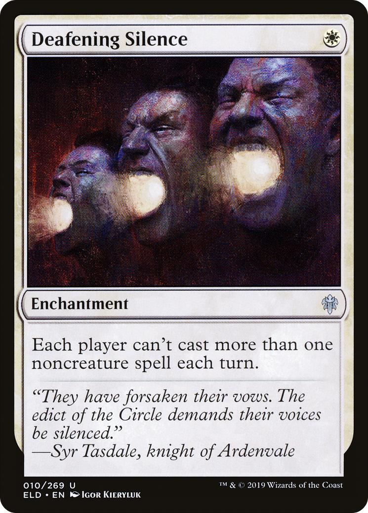 Deafening Silence (ELD-010) [Throne of Eldraine] Foil