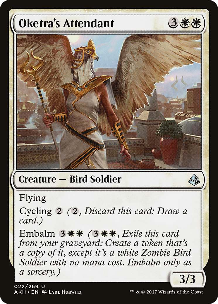 Oketra's Attendant (AKH-022) [Amonkhet] Foil