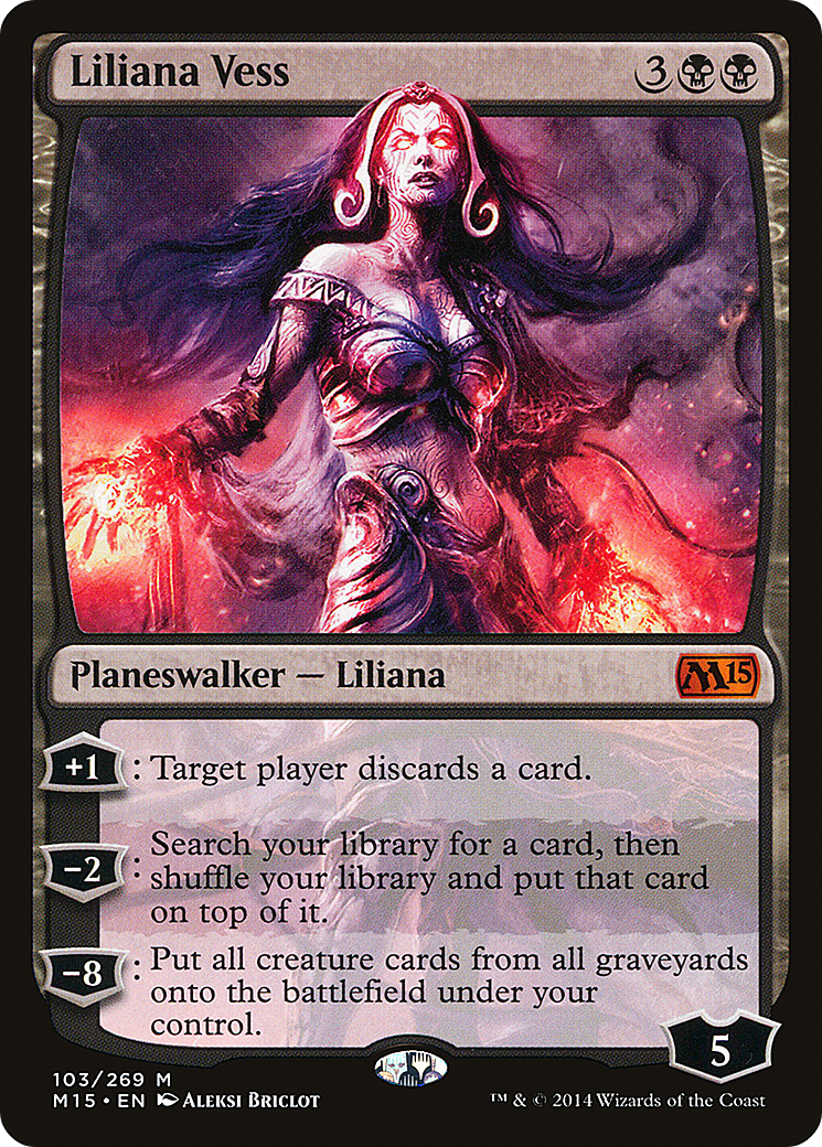 Liliana Vess (M15-103) [Magic 2015] Foil