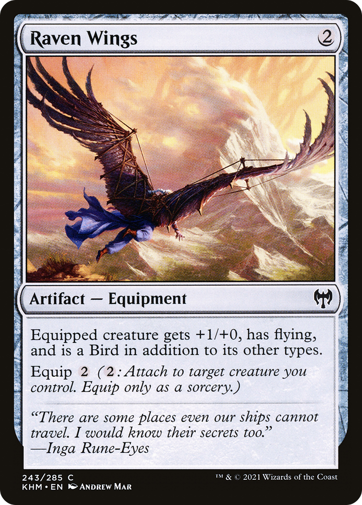 Raven Wings (KHM-243) [Kaldheim] Foil