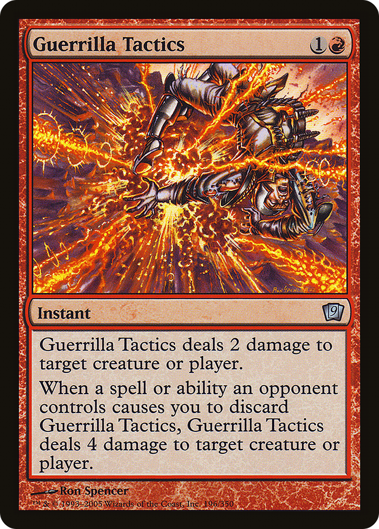 Guerrilla Tactics (9ED-196) [9th Edition] Foil