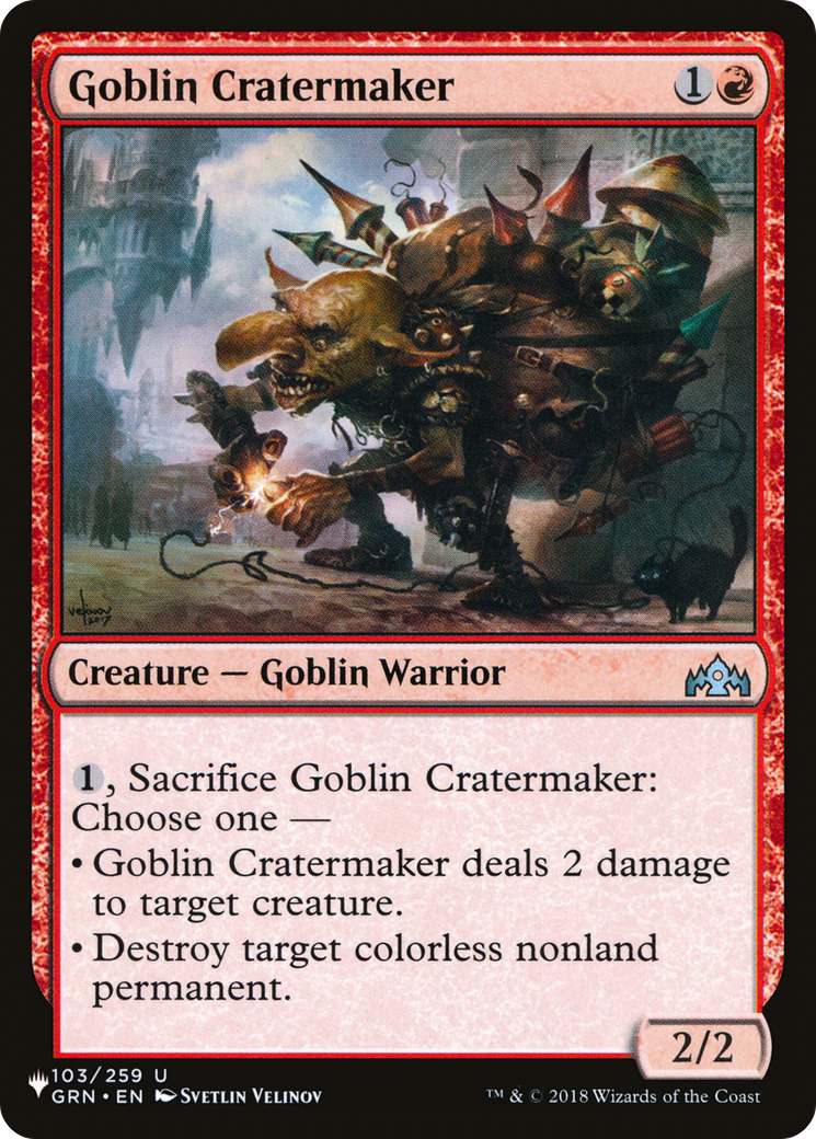 Goblin Cratermaker (LIST-103/259) [The List]
