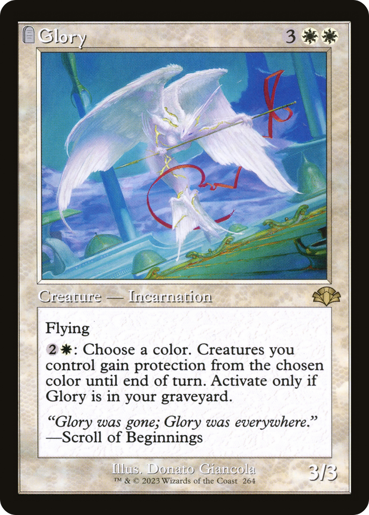 Glory (Retro Frame) (DMR-264) [Dominaria Remastered] Foil