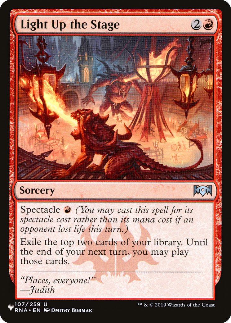 Light Up the Stage (LIST-107/259) [The List]