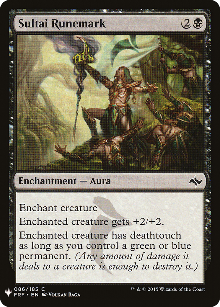 Sultai Runemark (LIST-086) [The List]