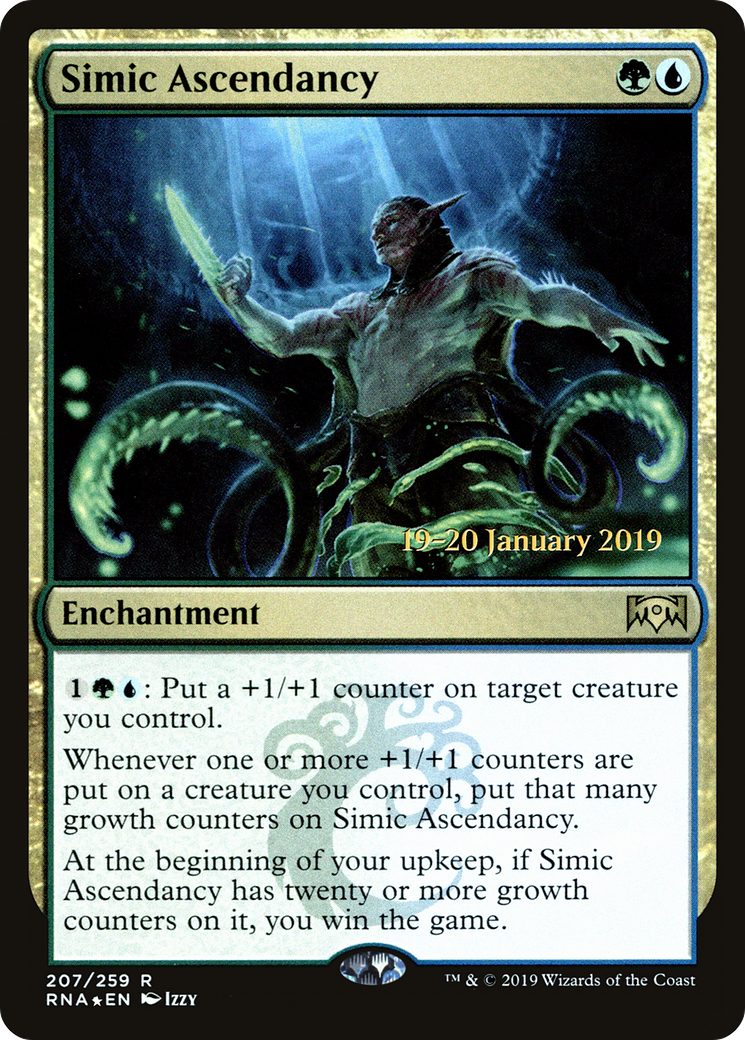 Simic Ascendancy (PRE-207) [Ravnica Allegiance Promos] Foil