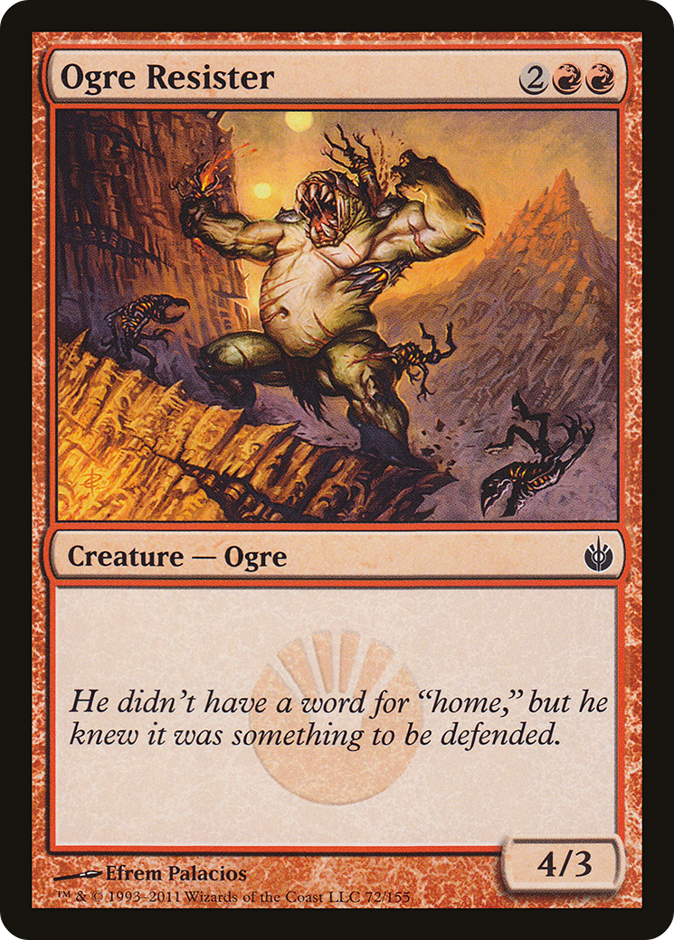 Ogre Resister (MBS-072) [Mirrodin Besieged]
