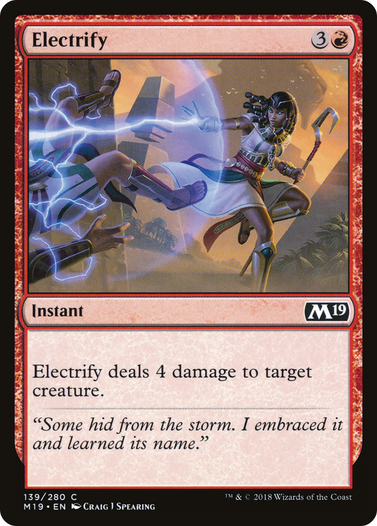 Electrify (M19-139) [Core Set 2019]