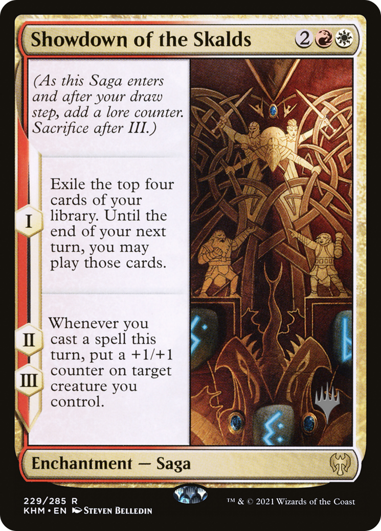 Showdown of the Skalds (PPKHM-229) [Promo Pack: Kaldheim Promos] Foil