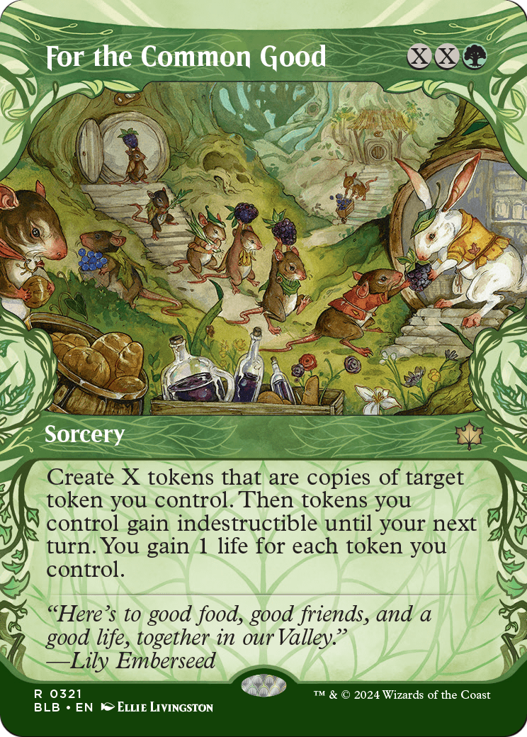 For the Common Good (Showcase) (BLB-321) (Borderless) [Bloomburrow] Foil