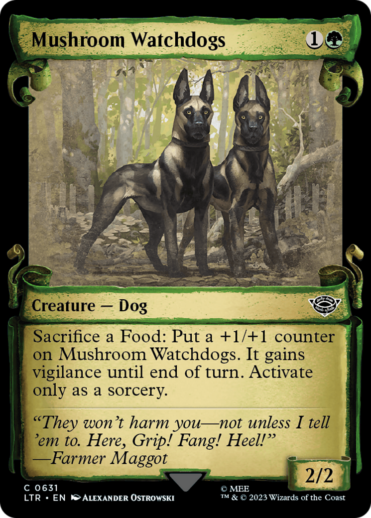 Mushroom Watchdogs (Showcase Scrolls) (LTR-631) [The Lord of the Rings: Tales of Middle-earth] Foil