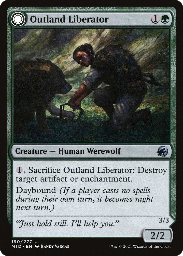Outland Liberator (MID-190) [Innistrad: Midnight Hunt]